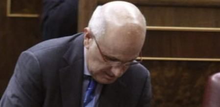 El portavoz de CiU en la Cámara Baja, Josep Antoni Duran Lleida, durante el pleno que se celebra hoy en el Congreso de los Diputados.