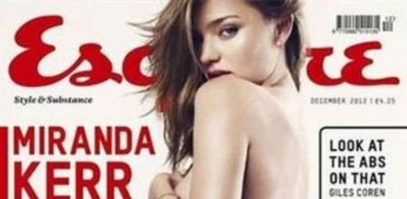 Portada de la revista 'Esquire' con una Miranda Kerr muy provocativa