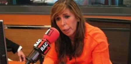 la presidenta del PPC, Alícia Sánchez Camacho, en la entrevista en El Món a RAC1.