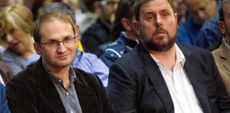 Joan Herrera y Oriol Junqueras, en una imagen de archivo