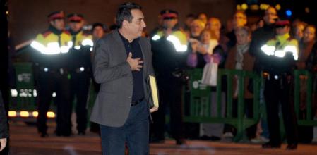 El alcalde de Sabadell, Manuel Bustos, llega a los juzgados para declarar en el caso Mercurio