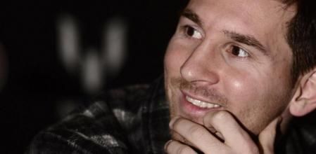 Lionel Messi, este sábado en un acto promocional.