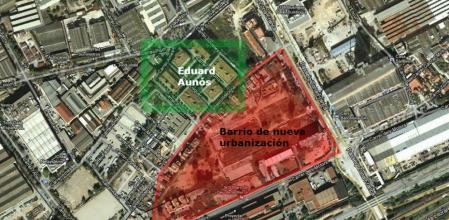 Nuevo barrio de la Marina del Prat Vermell, que se construirá al lado de la barriada Eduard Aunós, muy cerca de la Zona Franca