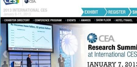 Los gigantes de la esctrónica presentaraán en CES sus apuestas para 2013 en el mercado de smartphones, tablets y otros dispositivos tecnológicos