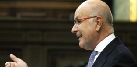 El portavoz de CiU, Josep Antoni Duran i Lleida, en su intervención en el Congreso