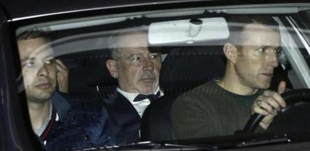El expresidente de Bankia y exdirector gerente del Fondo Monetario Internacional (FMI), Rodrigo Rato, a su salida de la Audiencia Nacional tras declarar como imputado ante el juez Fernando Andreu, que instruye el caso Bankia