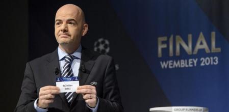 El secretario general de la UEFA, Gianni Infantino