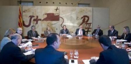 Imagen de la reunión del nuevo Govern de la Generalitat