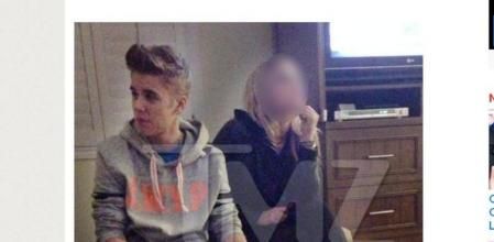 Captura de pantalla de las fotografías de Justin Bieber fumando marihuana publicadas por 'TMZ'