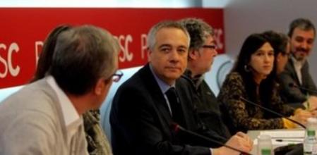 El primer secretario del PSC Pere Navarro, preside la comisión ejecutiva del partido, que debate su propuesta de reforma federal de la Constitución como alternativa a la propuesta soberanista de CiU y ERC.