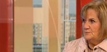 Núria de Gispert en un momento de la entrevista en el 3/24