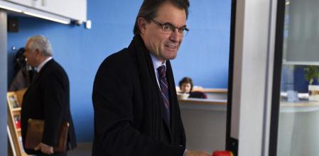 Artur Mas, a la salida del consell executiu de CDC del pasado lunes.