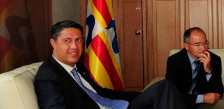 Xavier García Albiol y Ferran Falcó, en un imagen de 2011