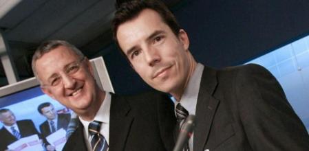 Carlos Mulas y Jesús Caldera en una foto de archivo tomada el 12 de diciembre de 2008