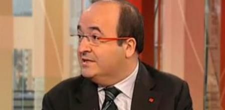 Miquel Iceta en un momento de la entrevista en el 3/24