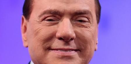 El ex primer minsitro italiano Silvio Berlusconi durante el programa de televisión 'L'Aria Che Tira', el 4 de febrero de 2013 en roma, Italia