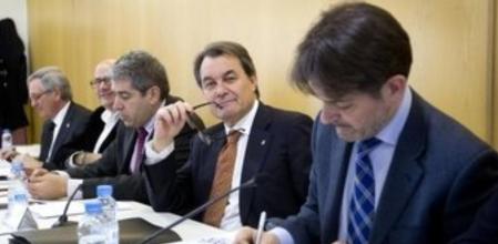 El secretario general de CDC en la reunión del comité ejecutivo nacional de Convergència