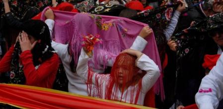 Guerra de caramelos del carnaval de Vilanova i la Geltrú, uno de los más destacados de Catalunya