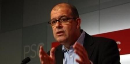 José Zaragoza, en la sede del PSC.