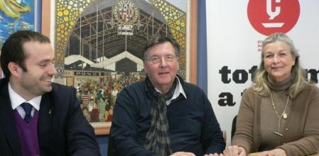 D'esquerra a dreta: Raimond Blasi, Joaquim Navarro i Pepa Aymamí.