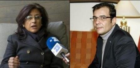 Elisenda Villena, empleada de Método 3, y Francisco Marco, director de la agencia de detectives