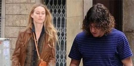 Carles Puyol y la modelo Vanessa Lorenzo se vieron en un restaurante de Barcelona