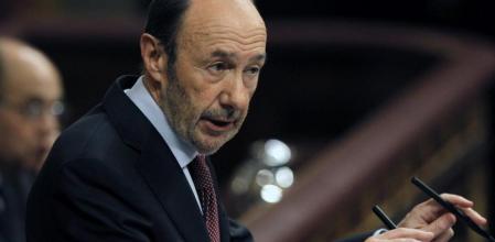 Alfredo Pérez Rubalcaba, en el debate sobre el estado de la nación