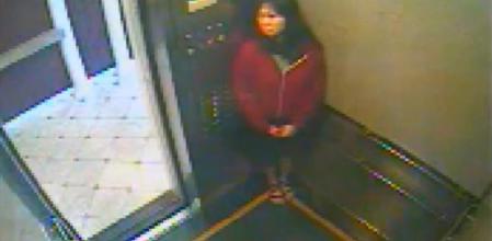 Una persona que se cree que es la fallecida Elisa Lam, en el Cecil Hotel