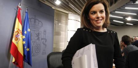La vicepresidenta, Soraya Sáez de Santamaria