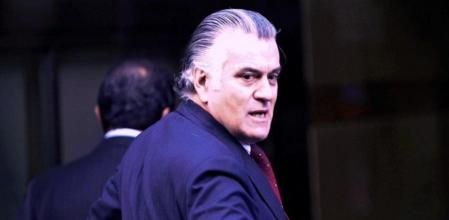 El extesorero del PP, Luis Bárcenas, a la entrada de la Audiencia Nacional