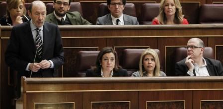 Alfredo Pérez Rubalcaba interviene en el Congreso de los Diputados