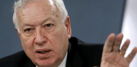 El ministro de Asuntos Exteriores, José Manuel García-Margallo, en la rueda de prensa tras la reunión del Consejo de Ministros
