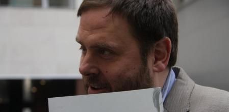 Oriol Junqueras, durante el Consell Nacional de ERC.