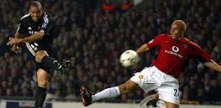 Ronaldo, durante el último partido que el Real Madrid disputó en Old Trafford