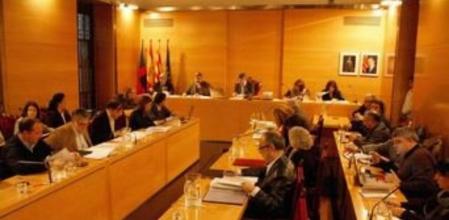 Sala de plenos del Ajuntament de Mataró