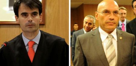 El juez Pablo Ruz, a la izquierda; y el juez Javier Gómez Bermúdez, a la derecha