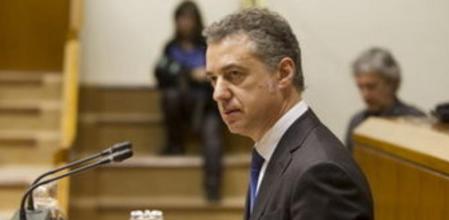 El lehendakari, Iñigo Urkullu, interviene en el pleno monográfico que, sobre los pasos necesarios que se deben dar para la resolución del conflicto político tras el cese de la actividad violenta de ETA, celebra este viernes el Parlamento vasco a propuesta de EH Bildu