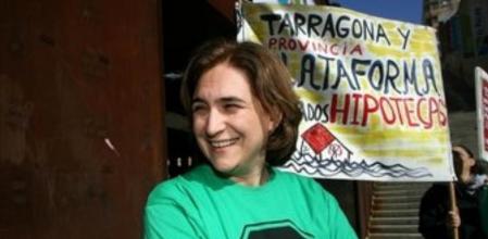 La portavoz de la Plataforma de Afectados por la Hipoteca, (PAH), Ada Colau.