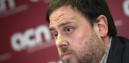 El líder de Esquerra Republicana de Catalunya, durante una entrevista en ACN