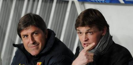 Tito Vilanova y Jordi Roura