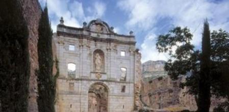 Imatge de la cartoixa d'Escaladei, que ha recuperat un dels seus claustres