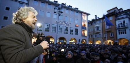 El líder del Movimiento 5 Estrellas, Beppe Grillo
