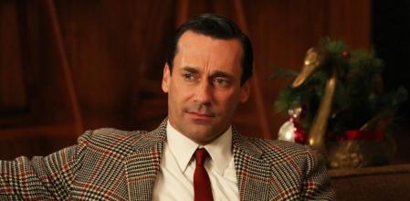 Jon Hamm, en el papel de Don Draper.