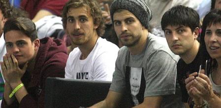 Gran aficionado al baloncesto, Gerard Piqué estuvo el pasado jueves en el Palau Blaugrana animando al Barça Regal