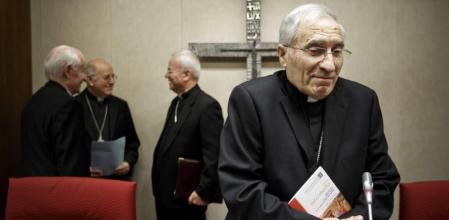 Antonio María Rouco Varela, en la asamblea plenaria de los obispos.