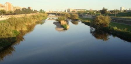 Río Besòs des del Pont dels Passadors, en Sant Adrià