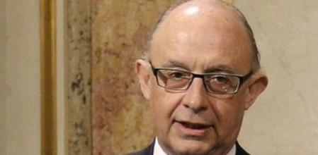 El ministro de Hacienda, Cristóbal Montoro, en el Congreso de los Diputados