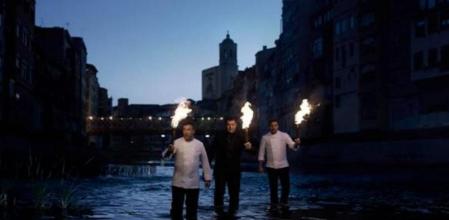 Fotohomenaje de los hermanos Roca a Girona