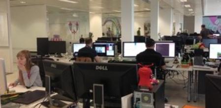 Las oficinas del Estudio de la compañía King en Barcelona