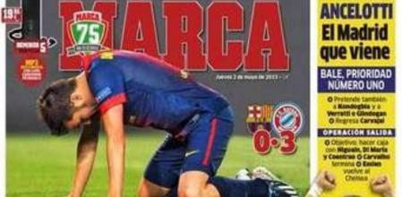 Portada del diario 'Marca'